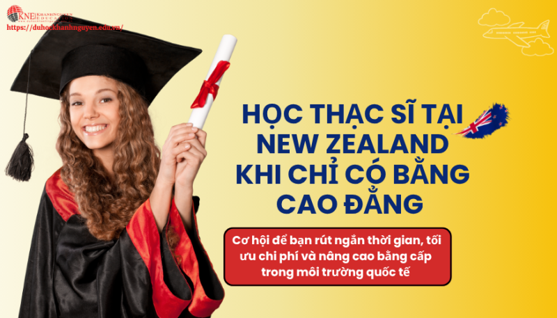 Học thạc sĩ từ bằng cao đẳng tại New Zealand
