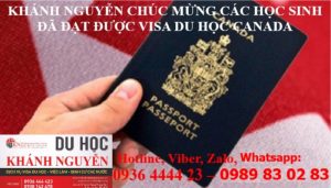 CHÚC MỪNG HỌC SINH ĐẠT VISA CANADA
