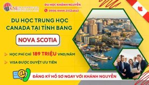 DU HỌC TRUNG HỌC PHỔ THÔNG CANADA CHI PHÍ RẺ TẠI TỈNH BANG NOVA SCOTIA