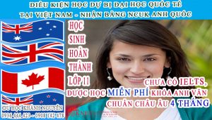 ĐIỀU KIỆN XÉT TUYỂN DỰ BỊ ĐẠI HỌC