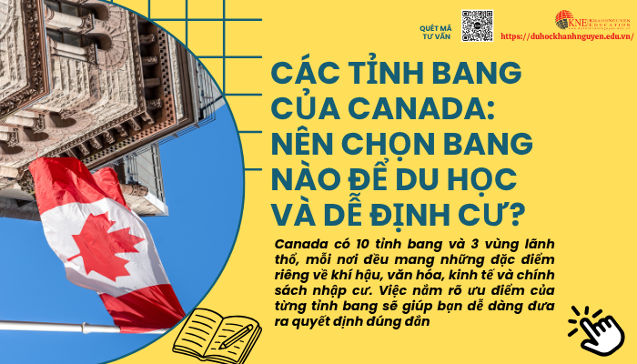 CÁC TỈNH BANG CỦA CANADA