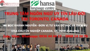 HANSA LANGUAGE CENTER - TRUNG TÂM NGÔN NGỮ HANSA TẠI TORONTO, CANADA