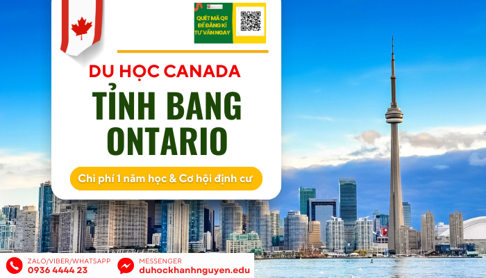 Du học Canada tại tỉnh bang Ontario cùng du học Khánh Nguyễn