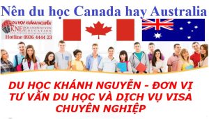Nên du học Canada hay Australia