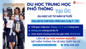 DU HỌC TRUNG HỌC PHỔ THÔNG ÚC