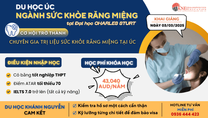 Du học Úc ngành sức khỏe răng miệng 
