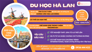 THÔNG TIN DU HỌC HÀ LAN