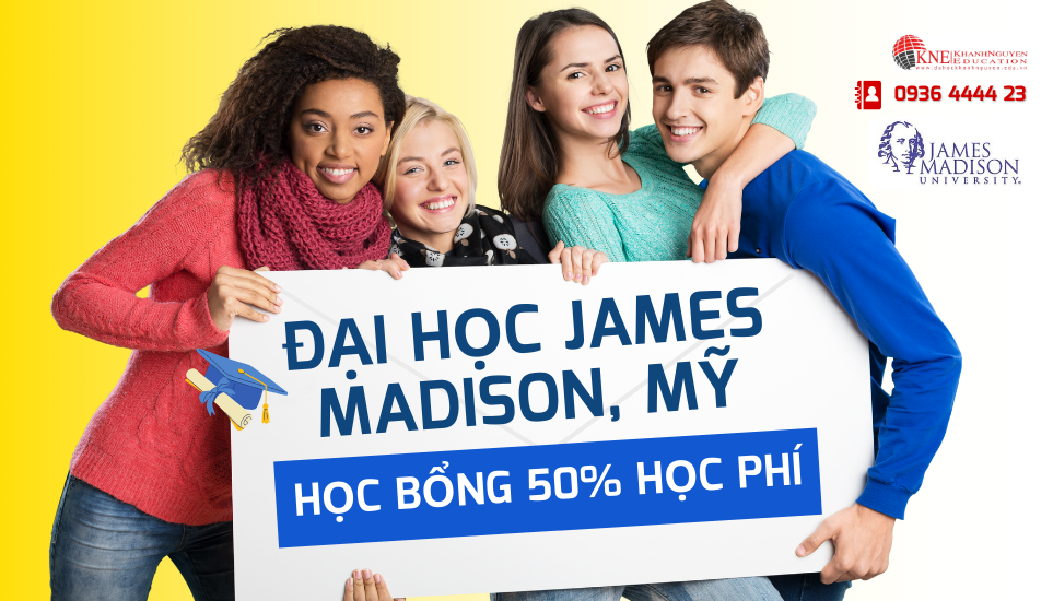 học bổng du học Mỹ trường đại học James Madison