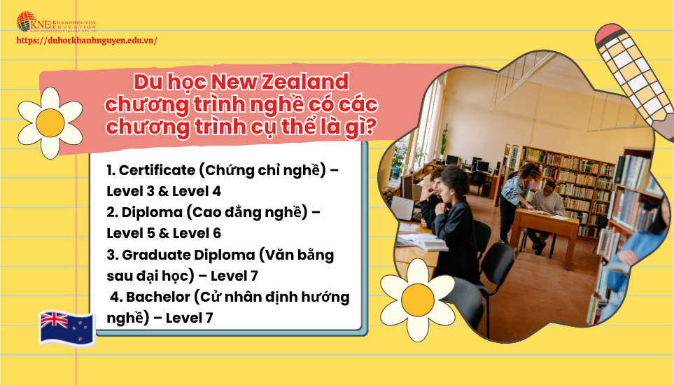 Du học New Zealand chương trình nghề có các chương trình gì?