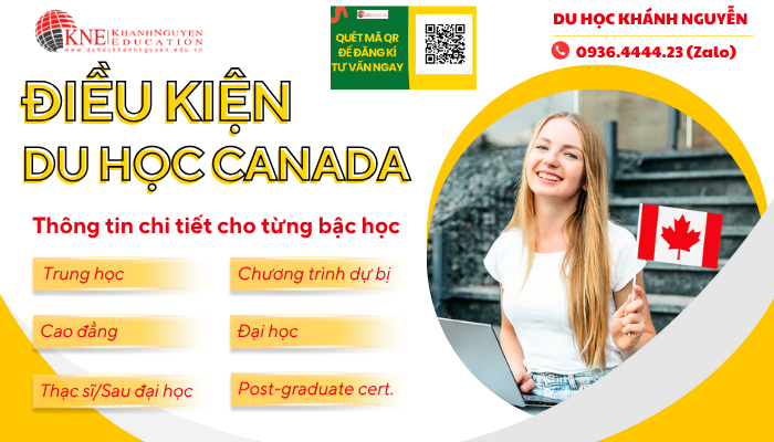 Điều kiện du học Canada là gì?