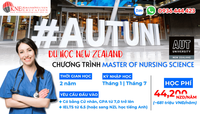 Master of Nursing Science AUT Du học New Zealand ngành thạc sĩ khoa học điều dưỡng tại AUT