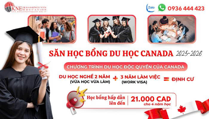 SĂN HỌC BỔNG DU HỌC CANADA NĂM 2025-2026