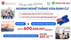Du học ngành nghề thẳng visa định cư New Zealand