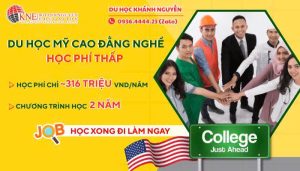 DU HỌC MỸ CAO ĐẲNG NGHỀ HỌC PHÍ THẤP