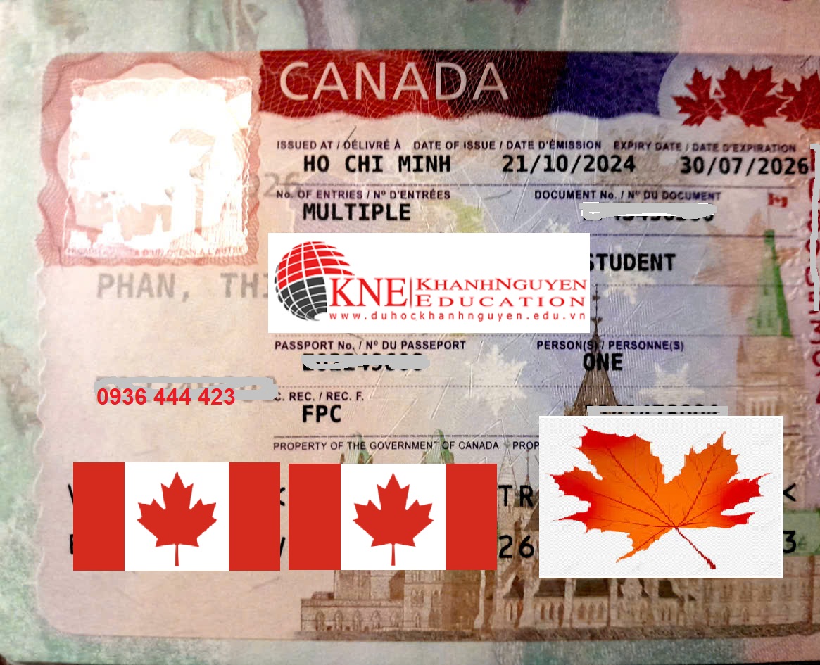 visa du học canada thành công