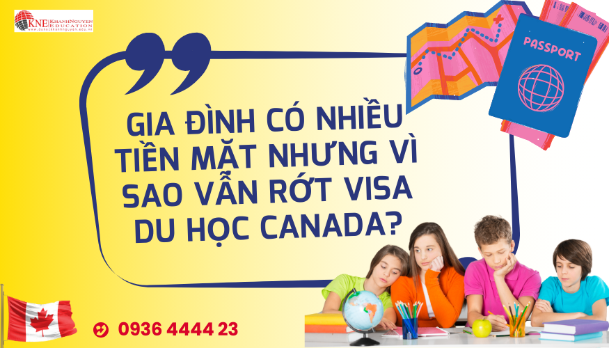 vì sao vẫn rớt visa du học Canada