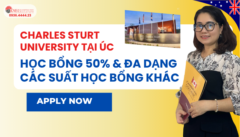 Học bổng 50% từ Charles Sturt University