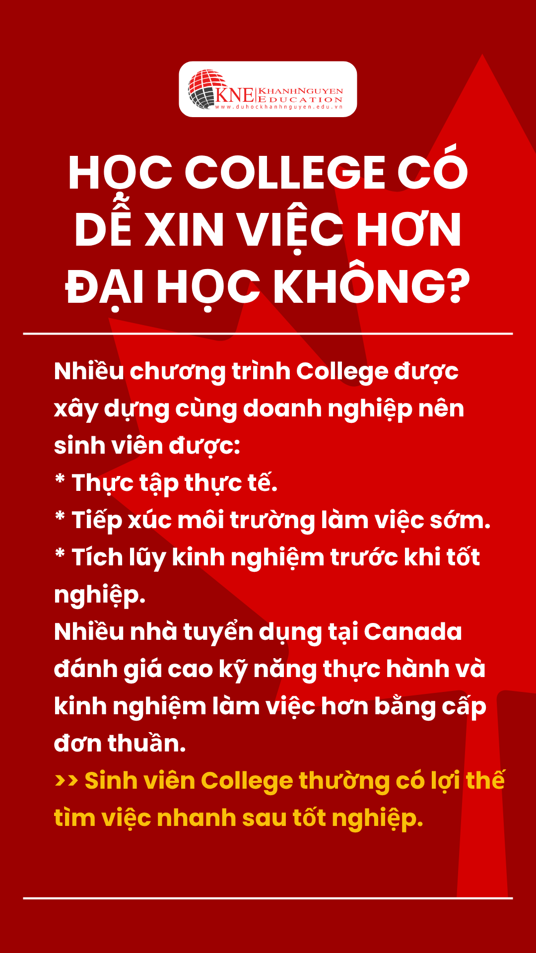 Du học College tiết kiệm hơn Đại học bao nhiêu ở Canada