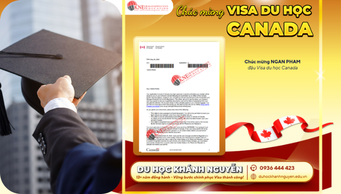 TẤM VISA CANADA CỦA P.NGAN