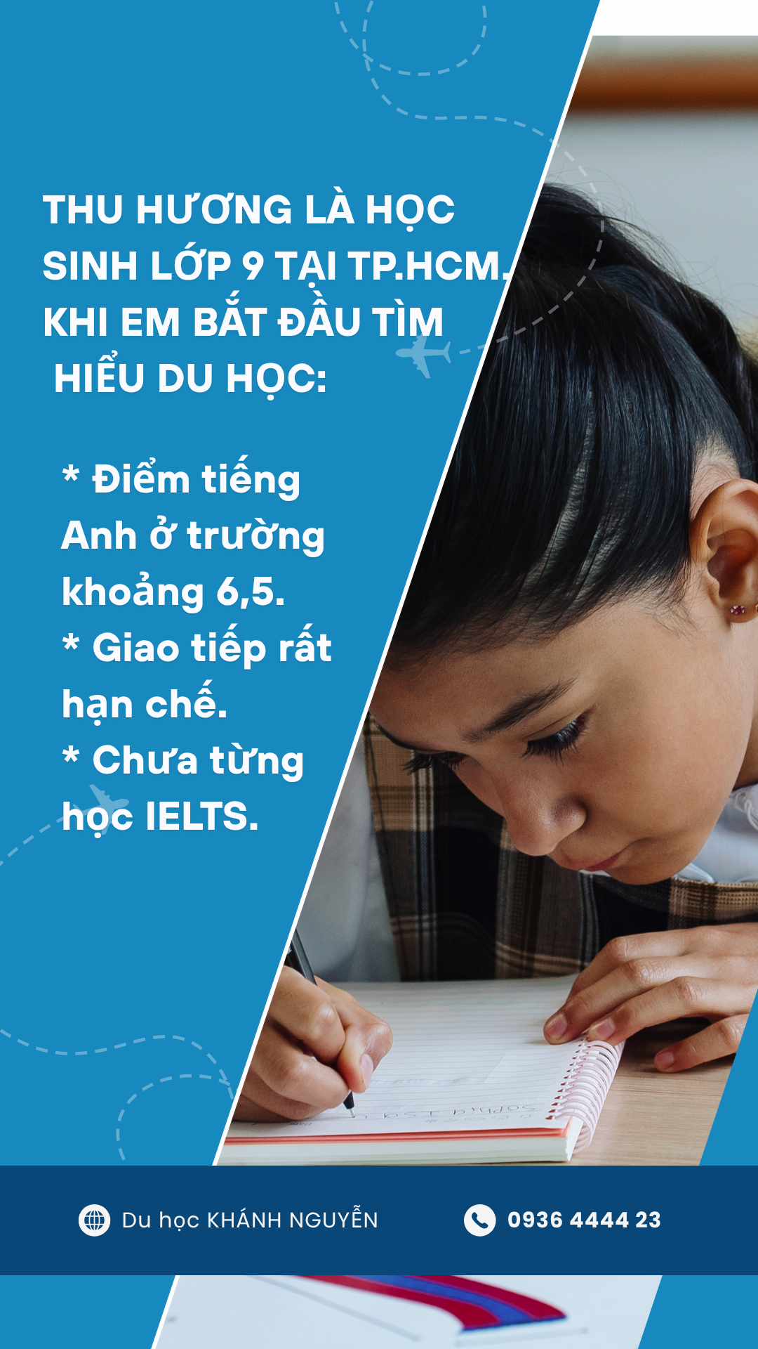 Con học yếu tiếng anh có nên du học sớm hay không