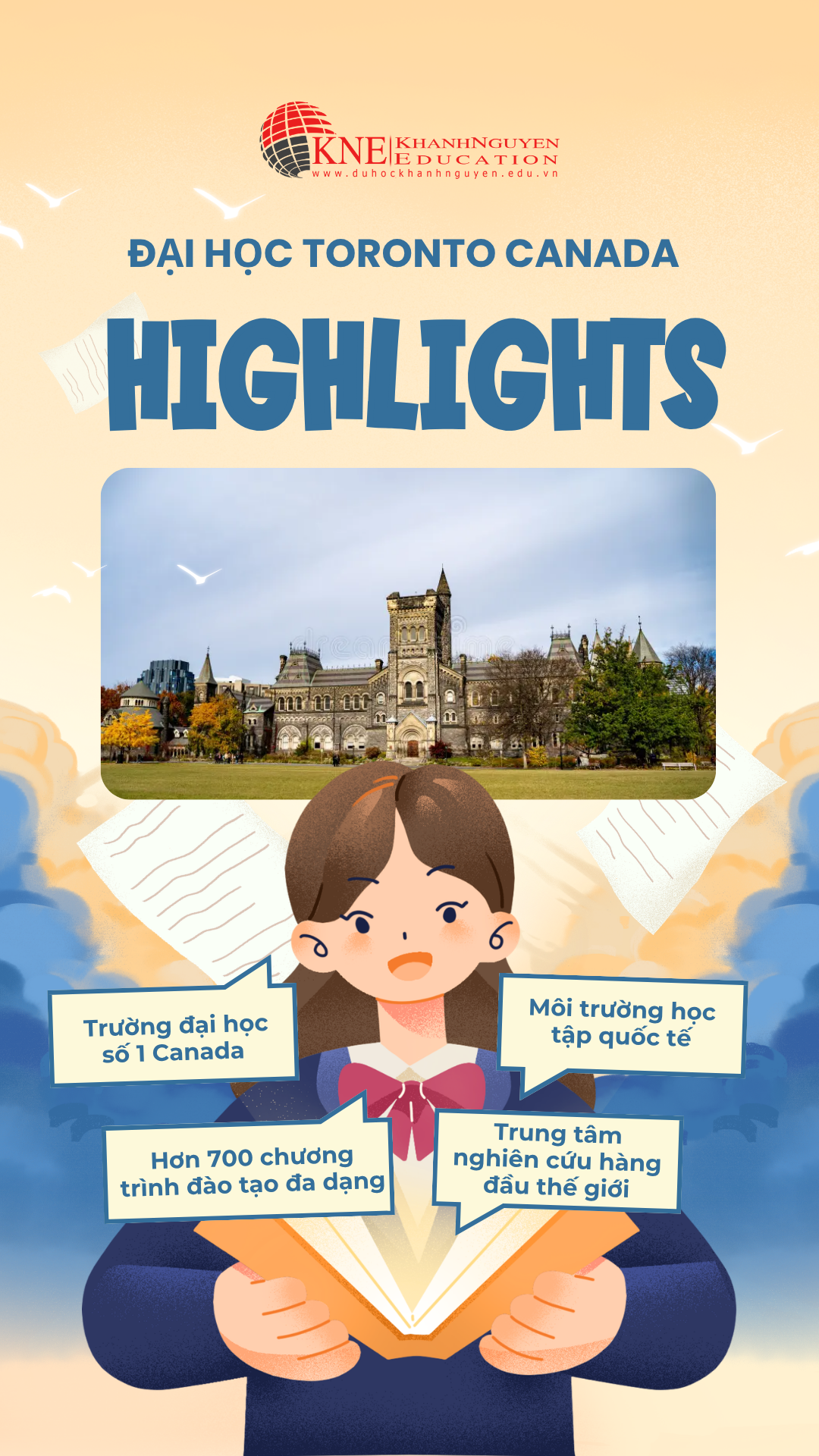 HỌC BỔNG ĐẠI HỌC TORONTO Ở CANADA