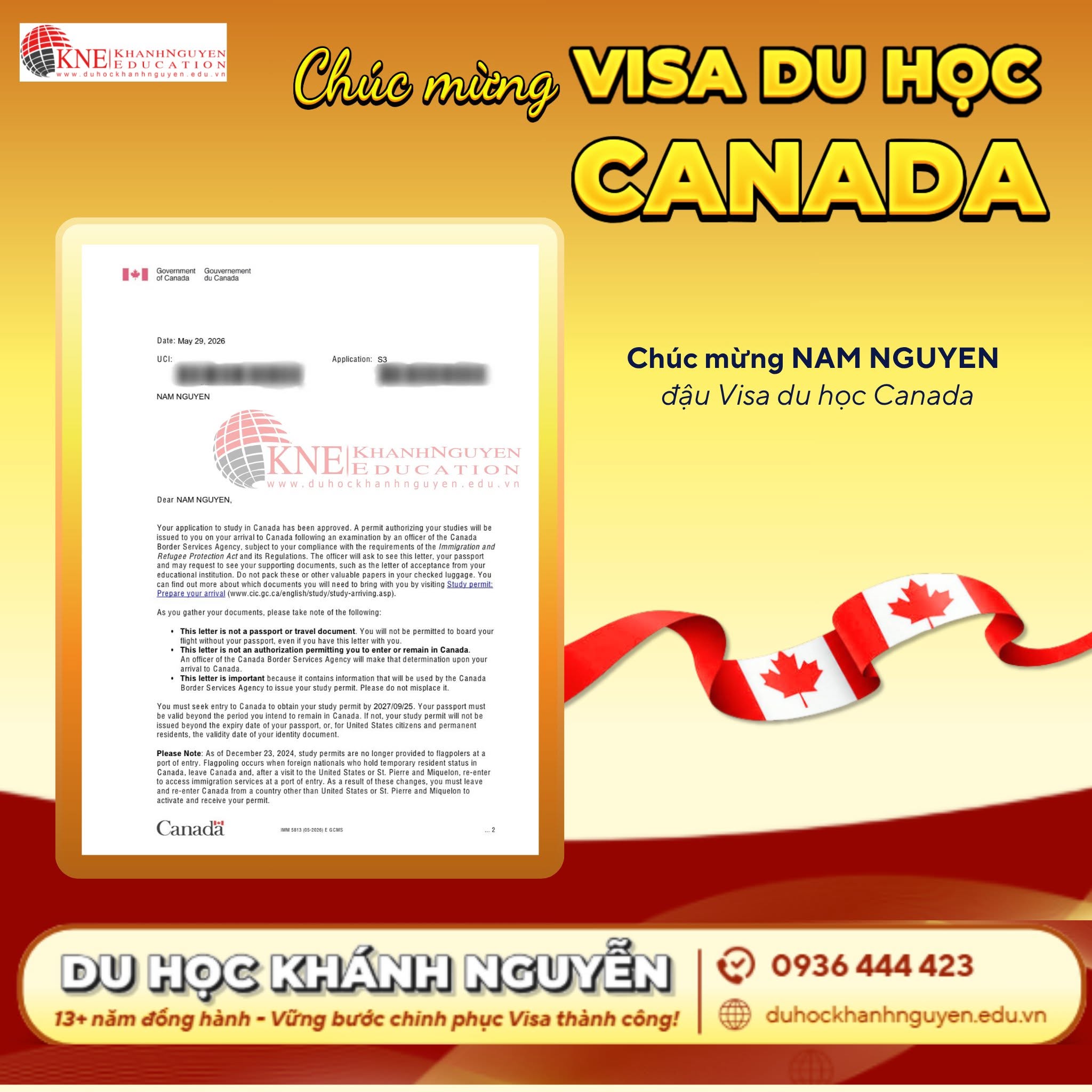 Nam Nguyen đậu visa canada khi gia đình kinh doanh tạp hóa