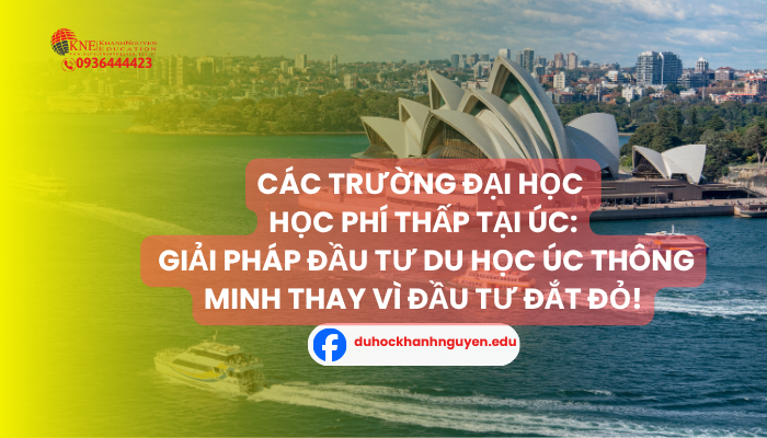 trường đại học học phí thấp tại Úc