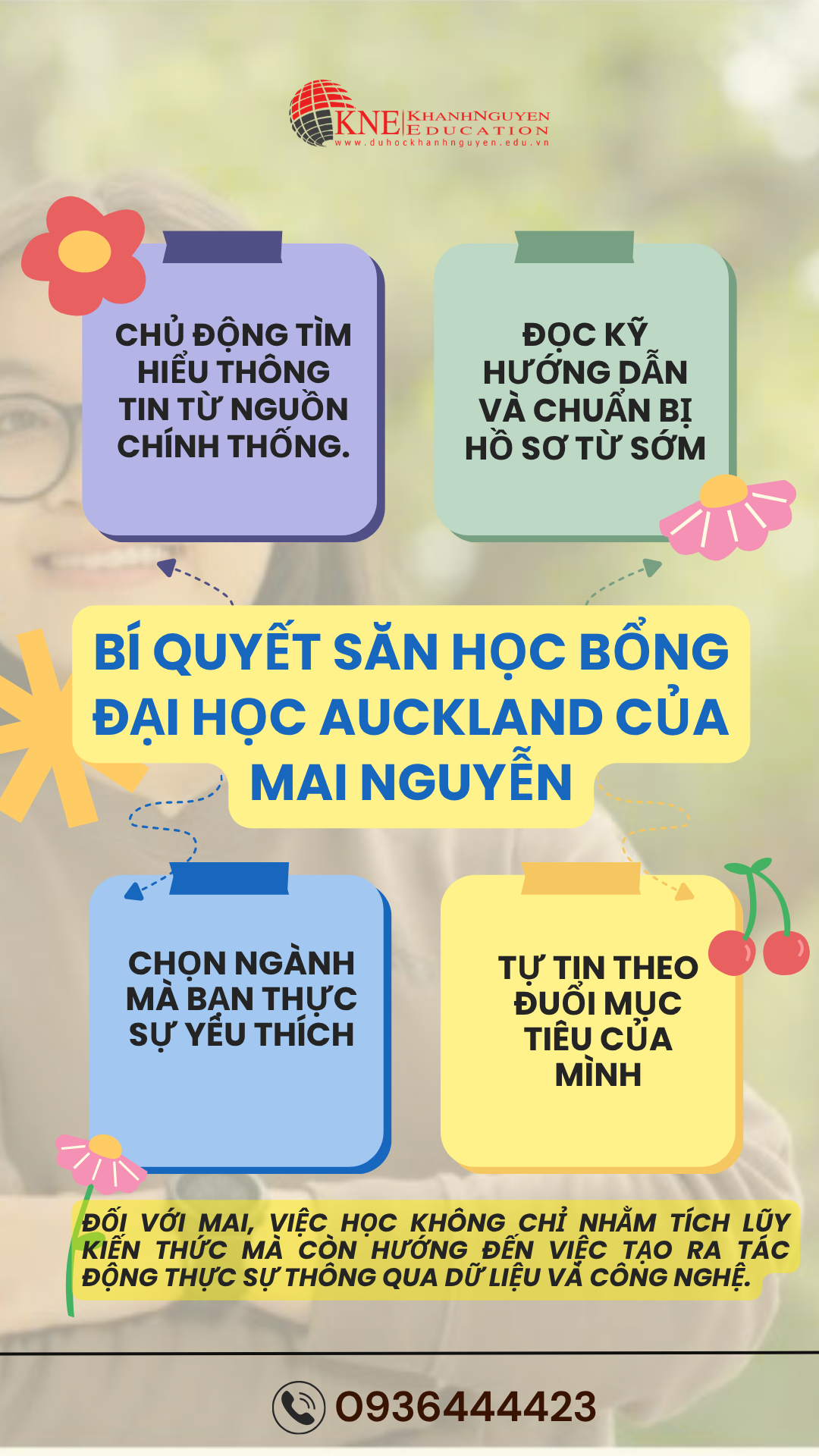 Hành trình đạt học bổng đại học Auckland của Mai Nguyễn ra sao?