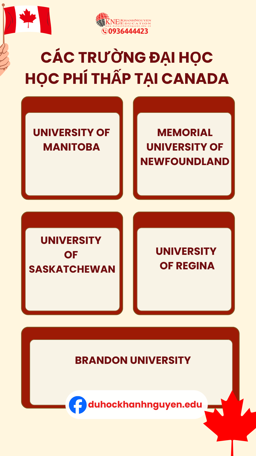 Các trường đại học học phí thấp tại Canada