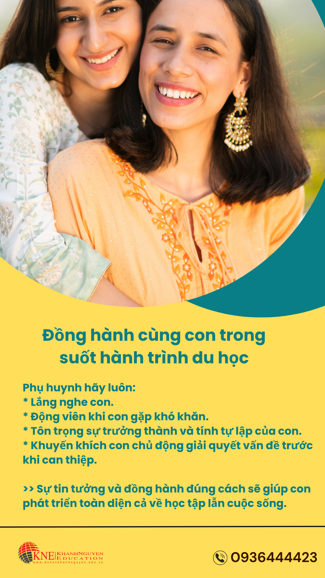 Ba mẹ hãy đồng hành để chuẩn bị cho con du học