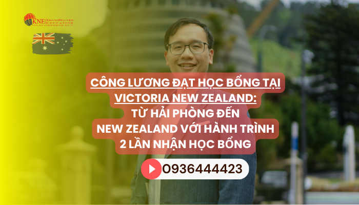 Công Lương đạt học bổng tại Victoria New Zealand