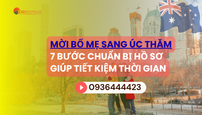 mời bố mẹ sang Úc