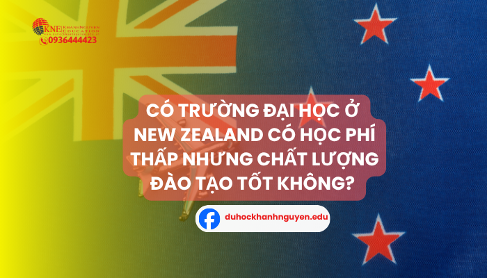 trường đại học học phí thấp tại New Zealand